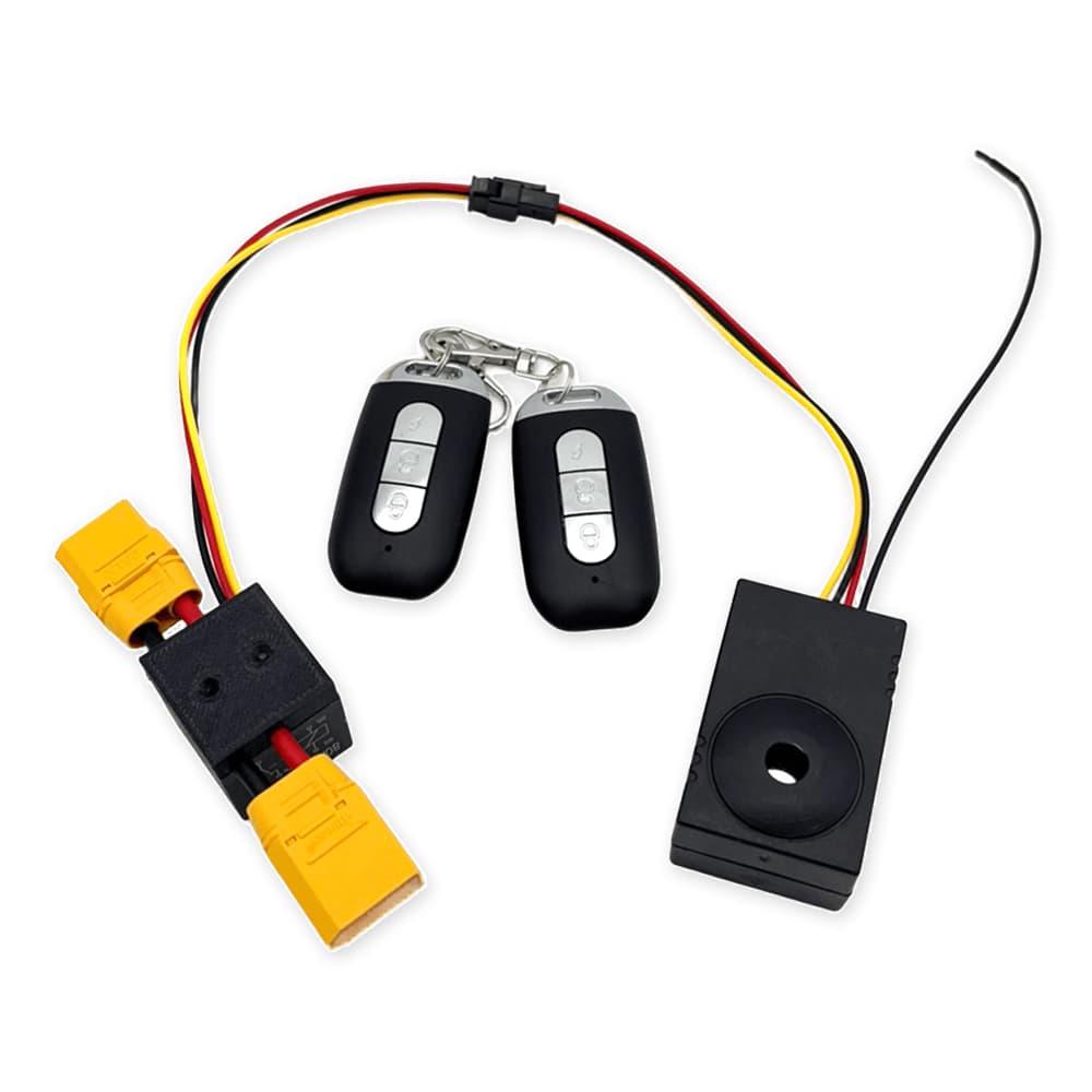 Electric scooter alarm illustration